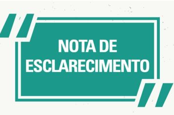 NOTA DE ESCLARECIMENTO