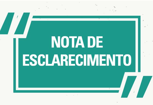 NOTA DE ESCLARECIMENTO