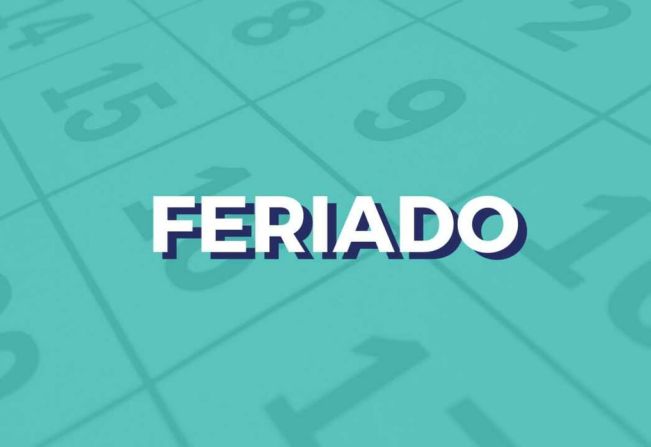 FERIADO - PARALISAÇÃO DOS SERVIÇOS ADMINISTRATIVOS